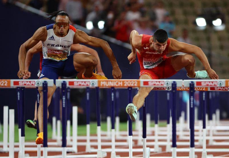 Fotos: Asier Martínez se cuelga el oro en 110 vallas en el Europeo