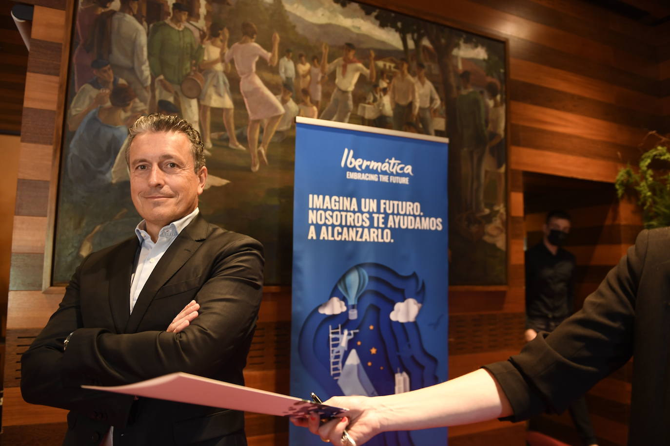 El consejero delegado de Ibermática, Juan Ignacio Sanz