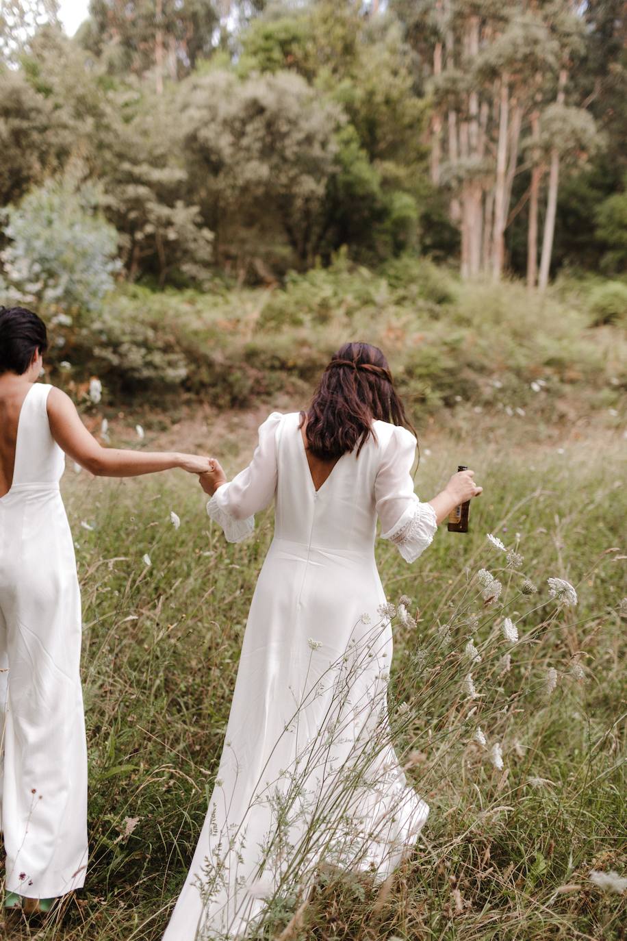 Fotos: De Aste Nagusia al &#039;altar&#039;: Las dos novias «sencillas» unidas por un diseñador vizcaíno en su boda