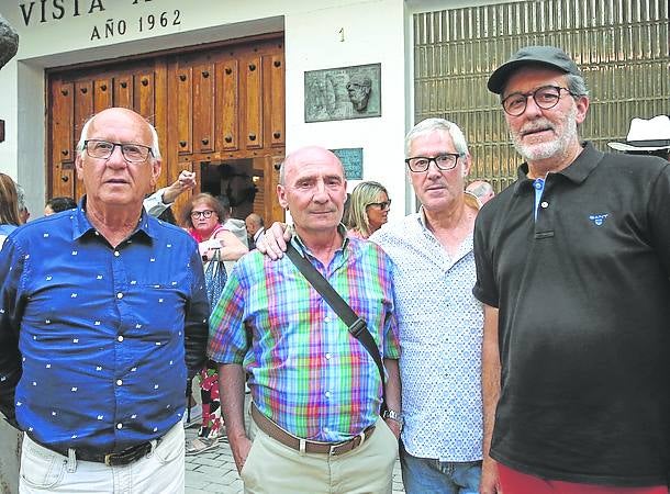 Paco Cano, José Luis Alonso ‘Cazallita’, Julio Hidalgo e Íñigo Blanco. 