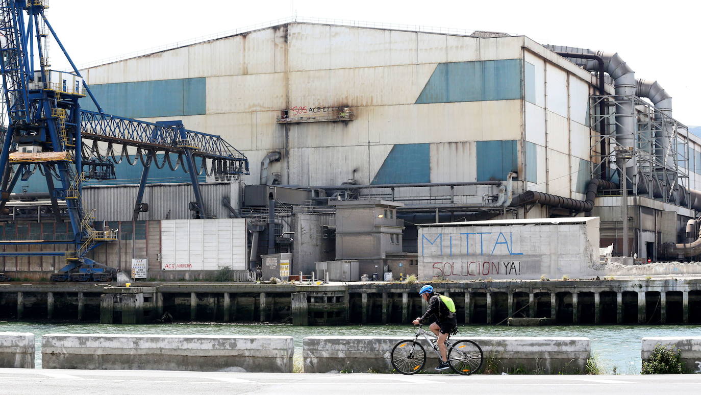 Planta de Arcelor MIttal en Sestao 