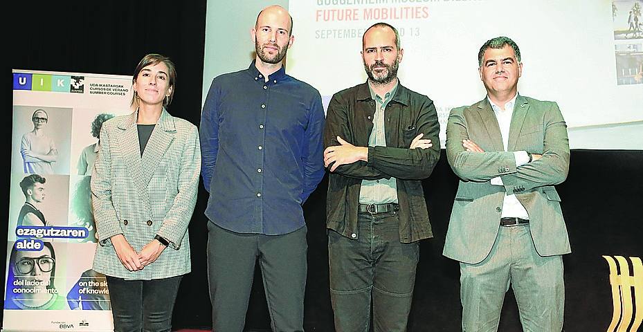 Esperanza Pino, Toni Jankowski, Manuel Cirauqui y Gorka Moreno