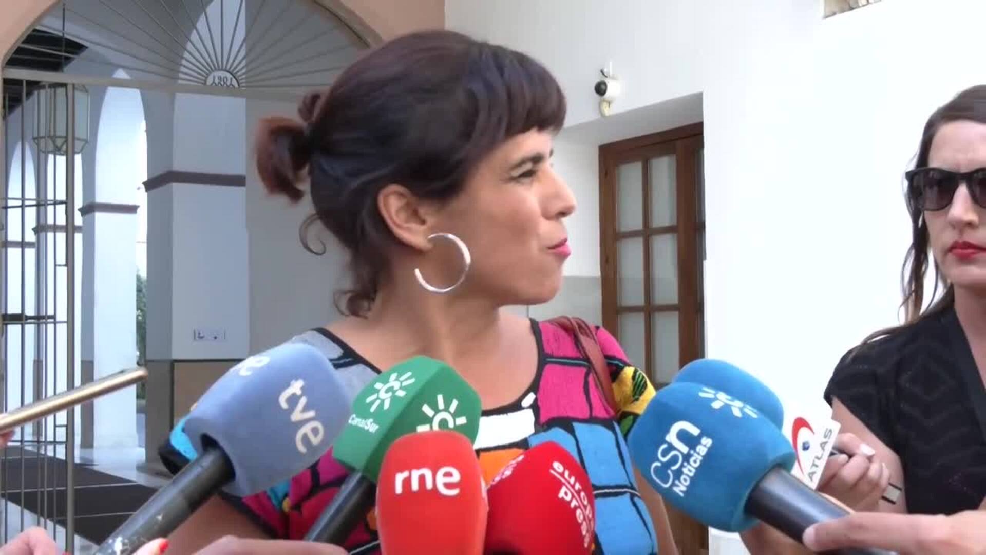 Teresa Rodríguez ve con "pena" lo ocurrido en Por Andalucía