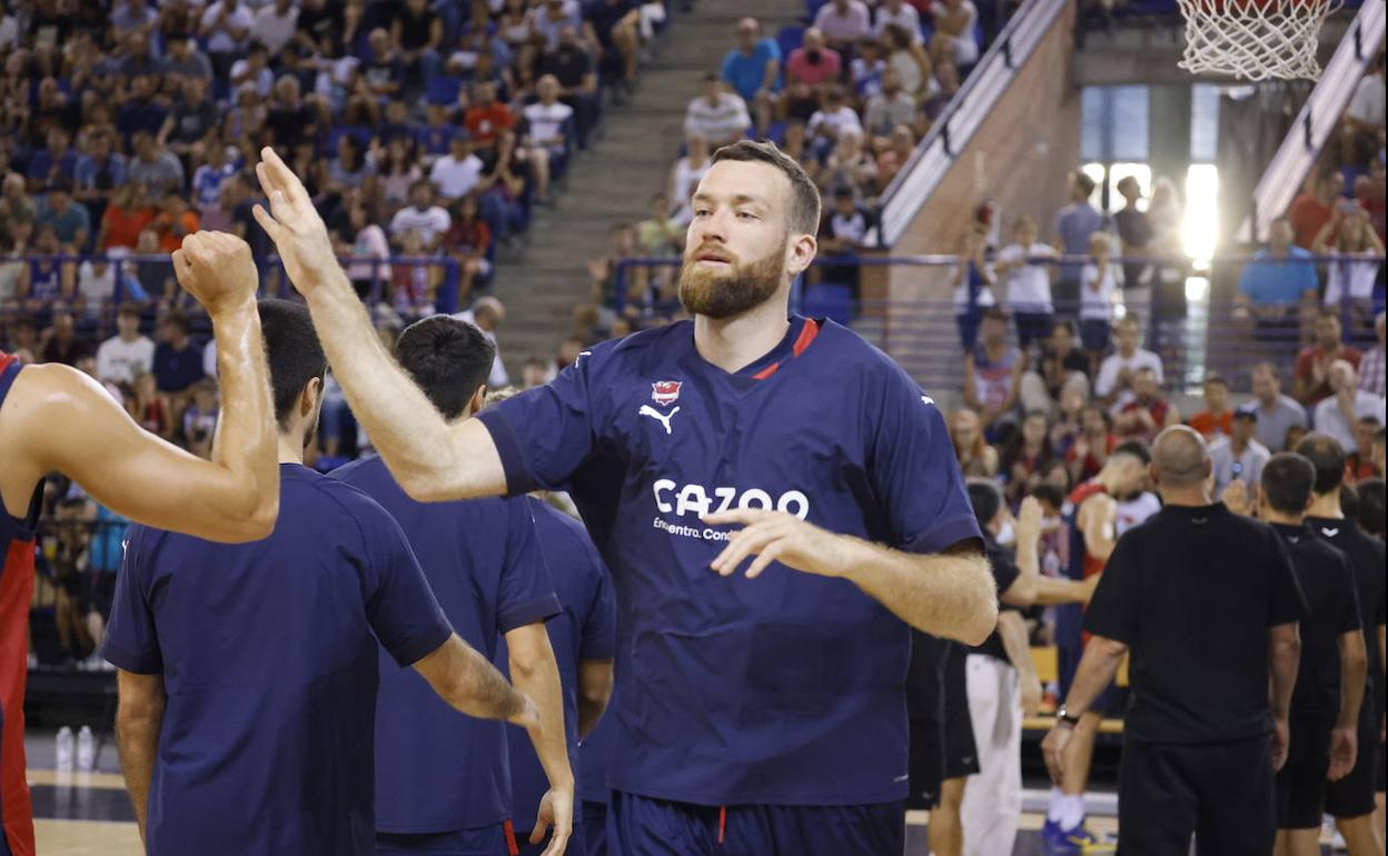 Costello fue de los mejores ante el UCAM Murcia con 10 puntos.