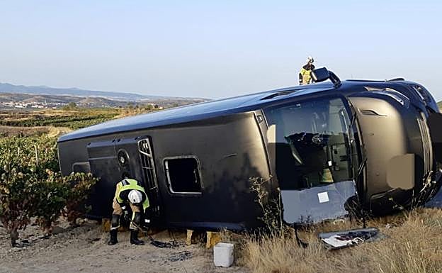 El accidente ha ocurrido en la A-4208.