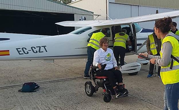 Unos veinte vuelos salieron en la jornada del sábado desde la pista 04 de Foronda. 