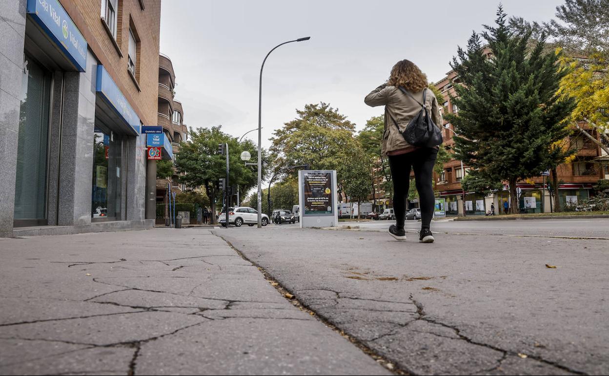 Portal de Casilla es una de las aceras que se renovarán. 