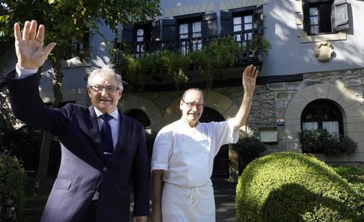 Eusebio e Hilario Arbelaitz, fotografiados esta misma semana. 