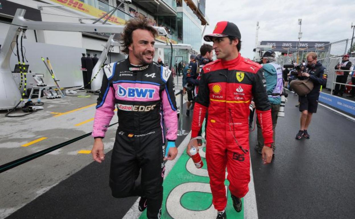 Austin mide las cuentas pendientes de Sainz y Alonso