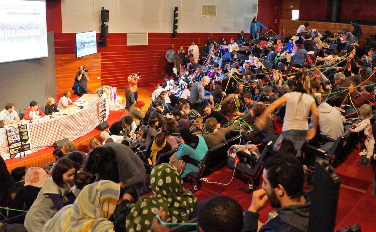 La Red Vasca Antirumores contra la inmigración organiza una jornada lúdica mañana en Salvatierra. 