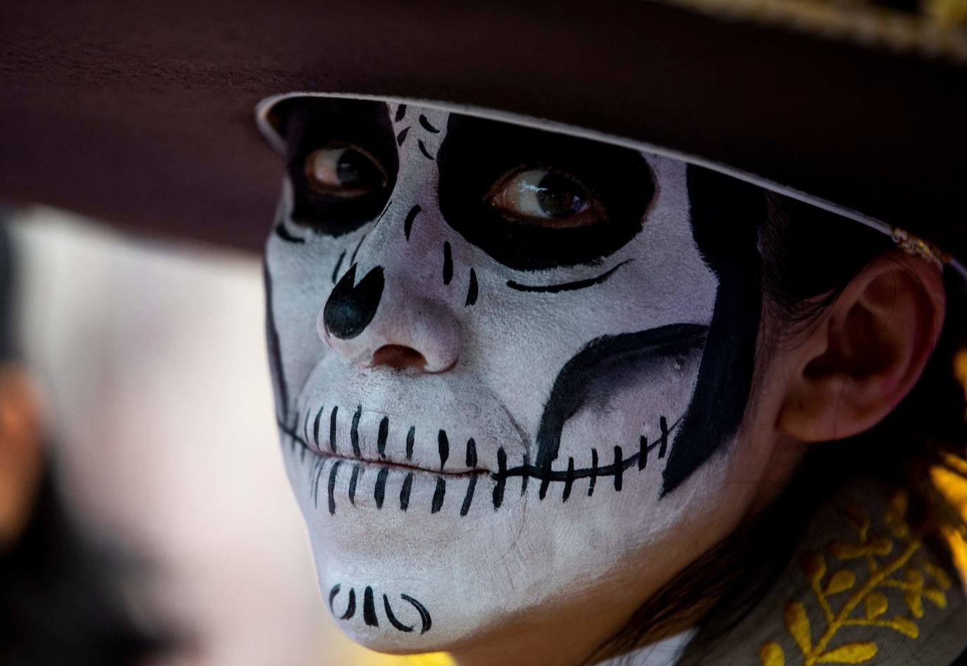 Fotos: Las catrinas toman la Ciudad de México como preámbulo al Día de Muertos