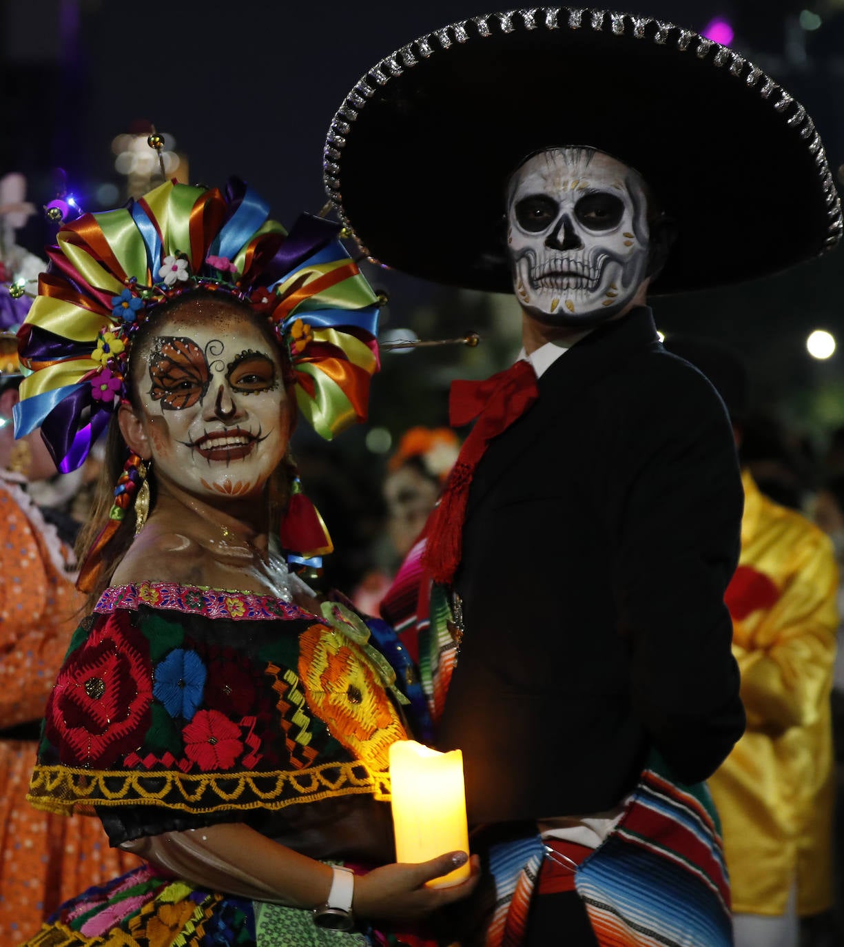 Fotos: Las catrinas toman la Ciudad de México como preámbulo al Día de Muertos