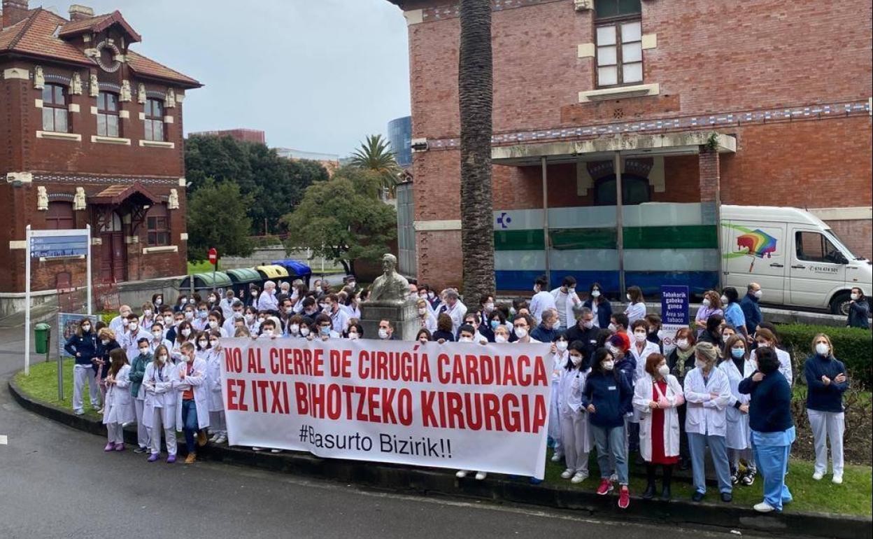 La cirugía cardiaca de Basurto se trasladará el 17 de noviembre al hospital de Cruces