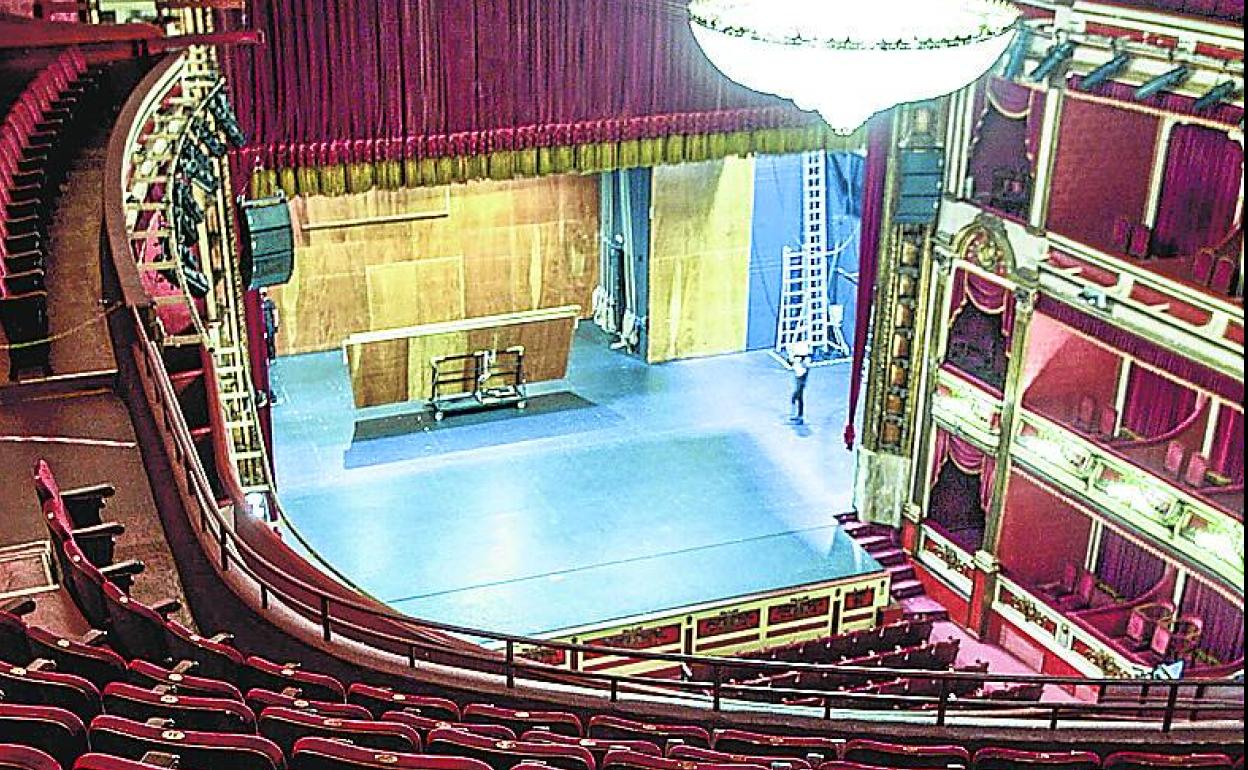 Interior del Teatro Principal. 