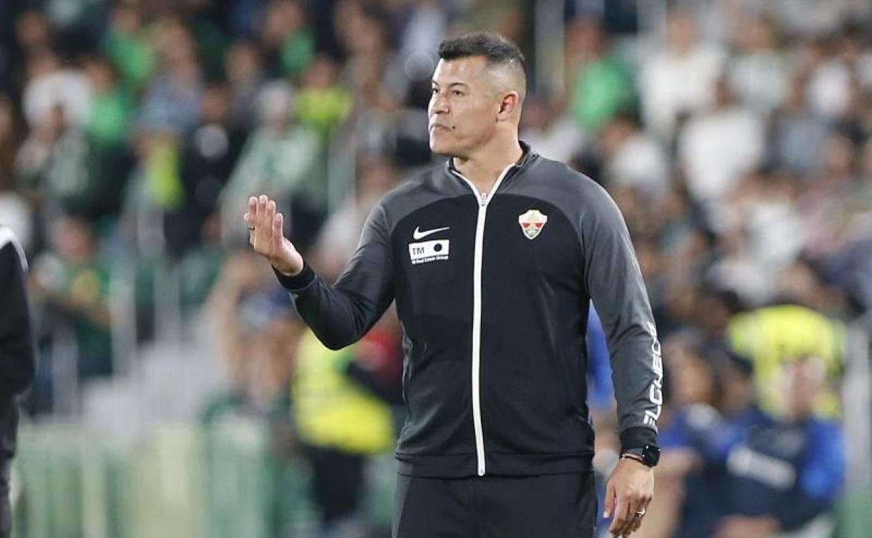 Jorge Almirón, entrenador del Elche. 