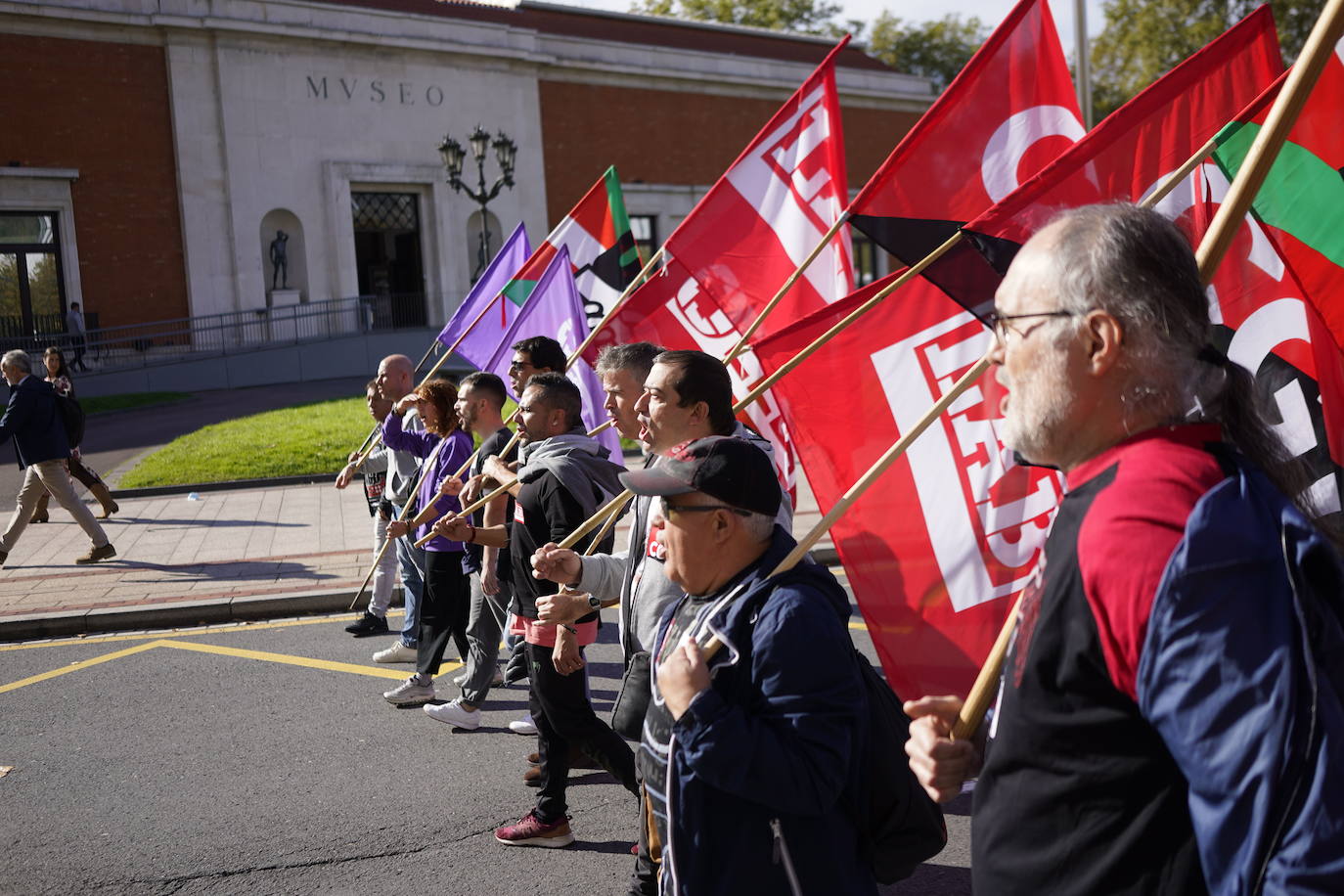 Manifestación en Bilbao el pasado 2 de noviembre tras la segunda ronda de huelgas