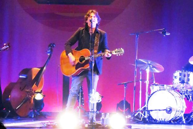 Quique en el Teatro Principal de Vitoria en febrero.