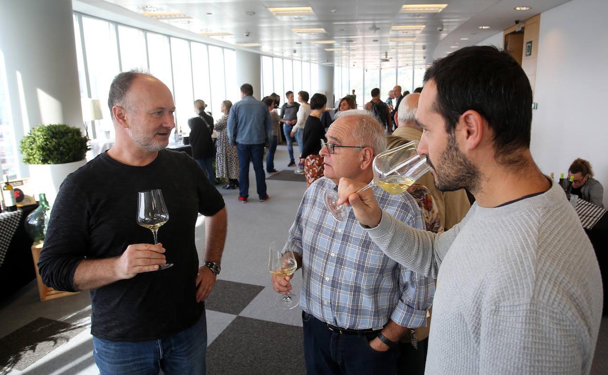 Un momento de la jornada de cata y maridaje. 