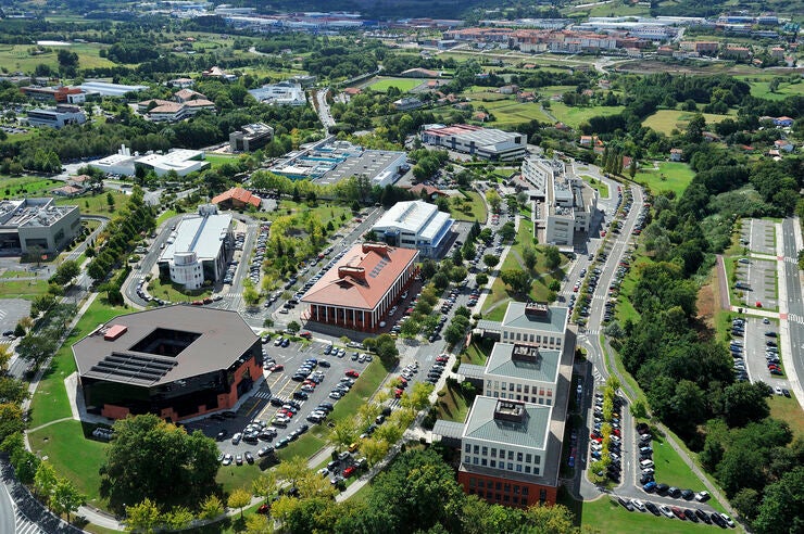 Vista aérea del Parque Científico y Tecnológico de Zamudio.