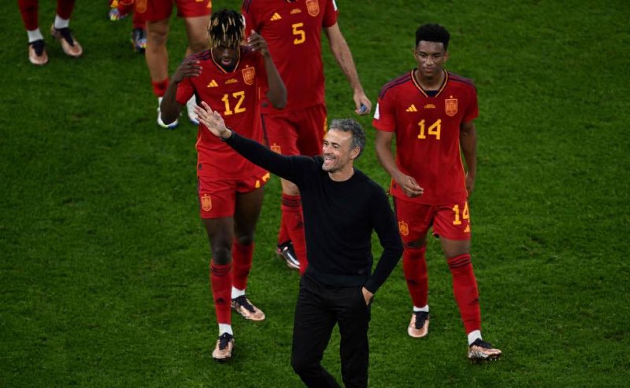 Luis Enrique, tras la victoria ante Costa Rica