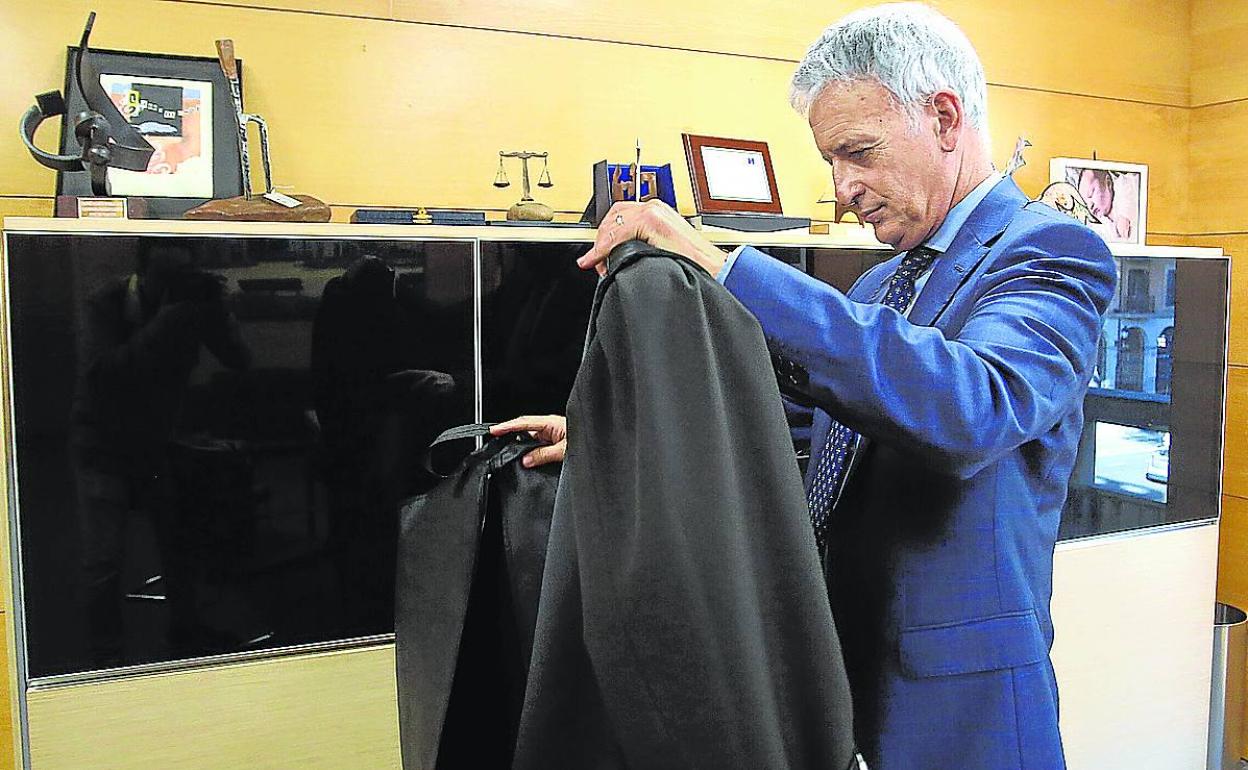 El presidente del Tribunal Superior de Justicia del País Vasco, Iñaki Subijana. 