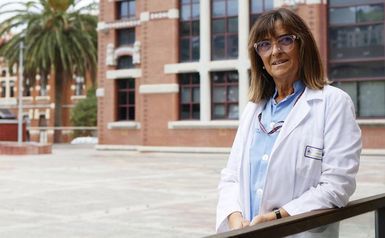 Mónica Delicado, en Basurto. 