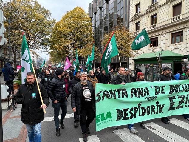 Fotos: La manifestación del Metal de Bizkaia, en imágenes