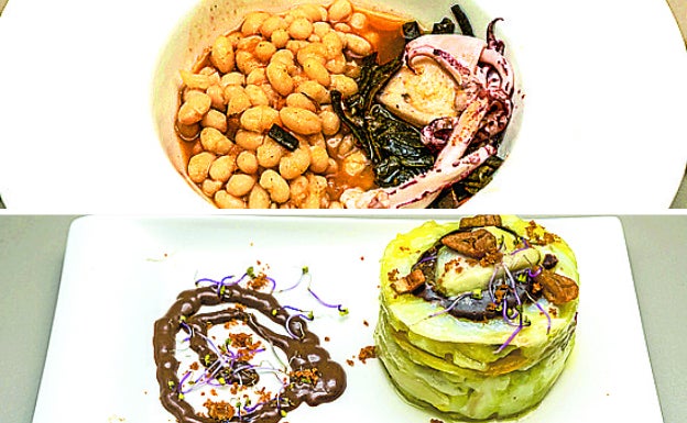 Los platos de Txipistrin. 