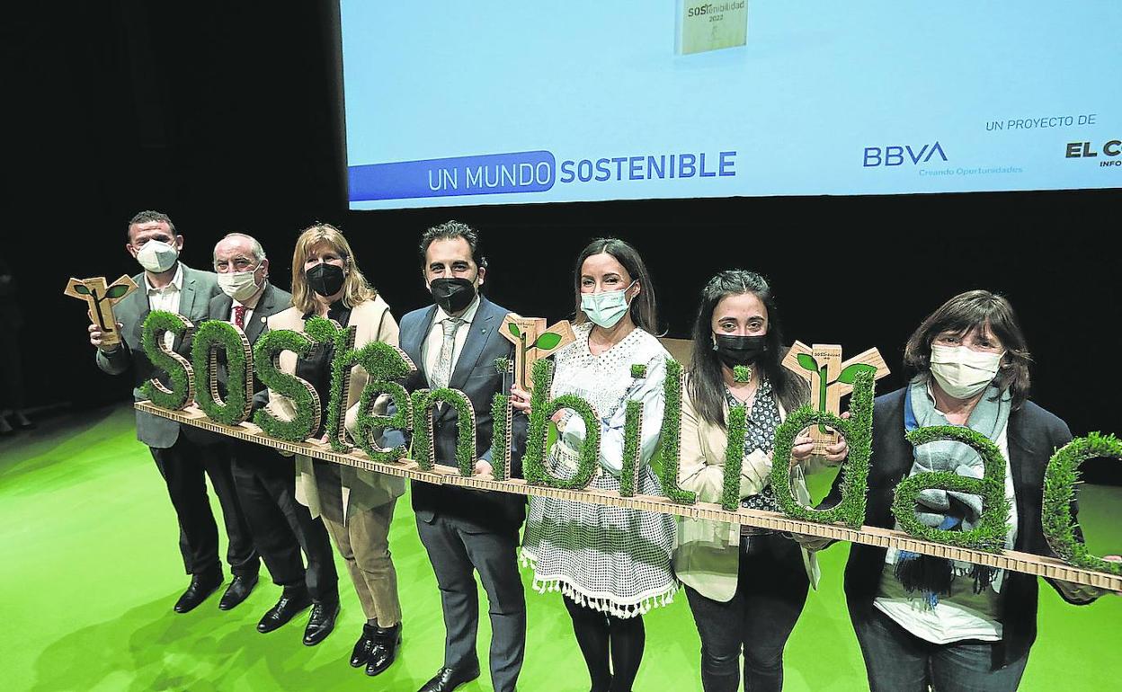 Imagen de los galardonados en la pasada edición, que se celebró en el museo Guggenheim. 