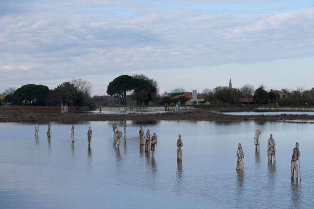 Fotos: Un belén flotante en la isla de Burano