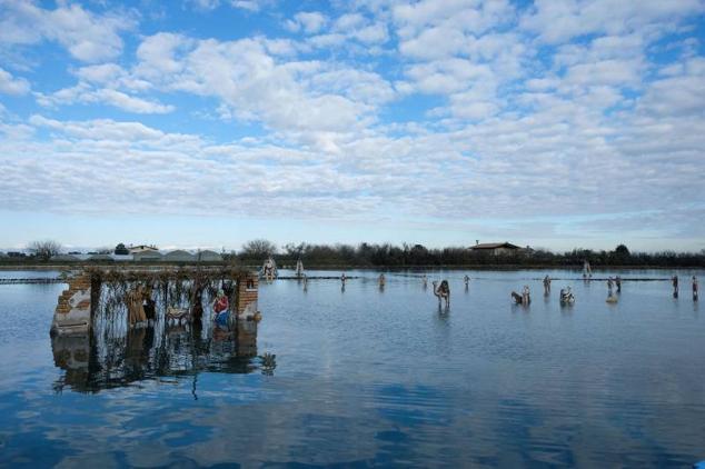 Fotos: Un belén flotante en la isla de Burano