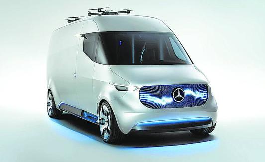 Vision Van Concept, prototipo futurista de una furgoneta Mercedes. 