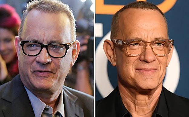 El cambio de Tom Hanks en dos años.
