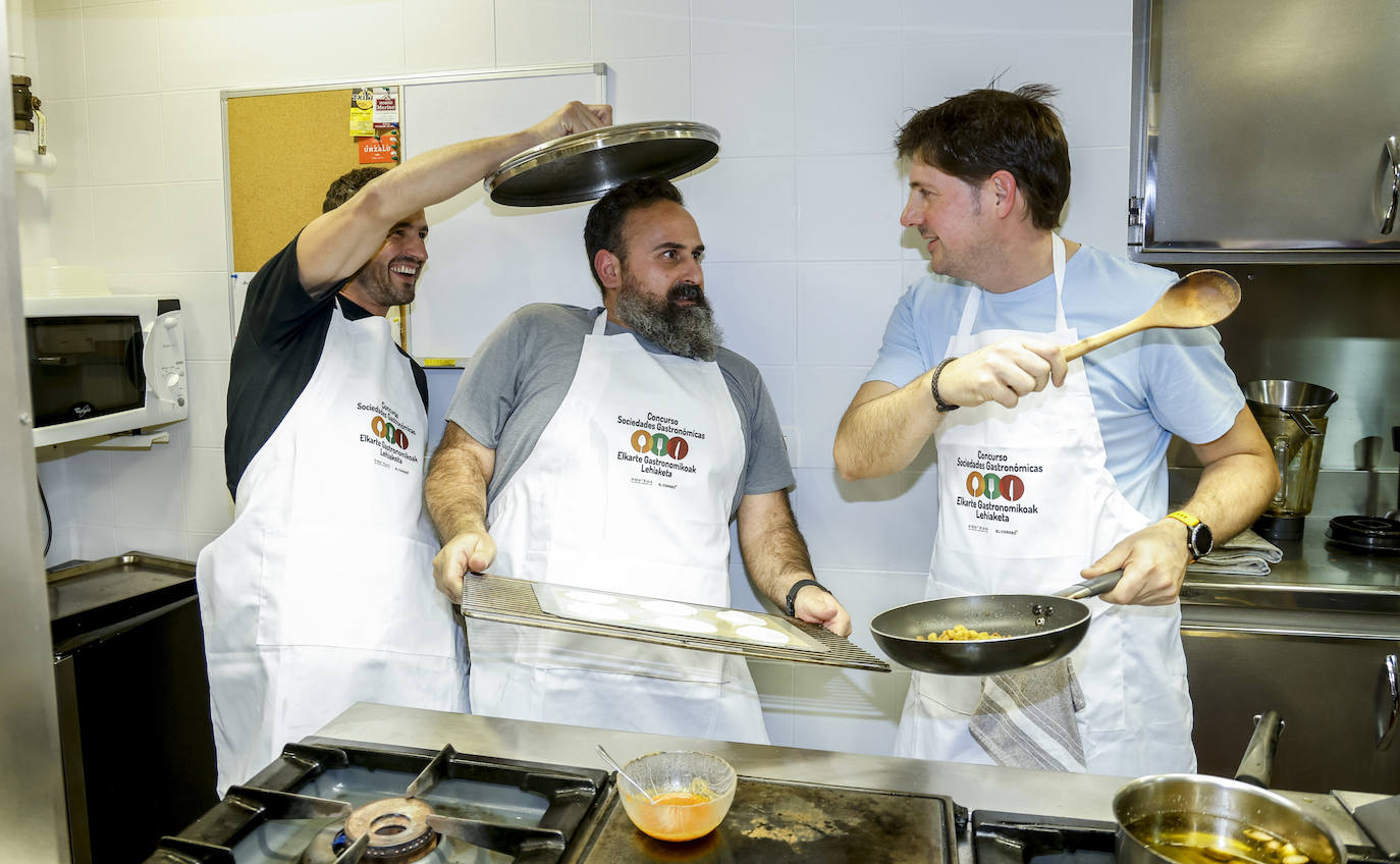 Fotos: Así fue la cena en la sociedad gastronómica La Concordia-Lagunartea