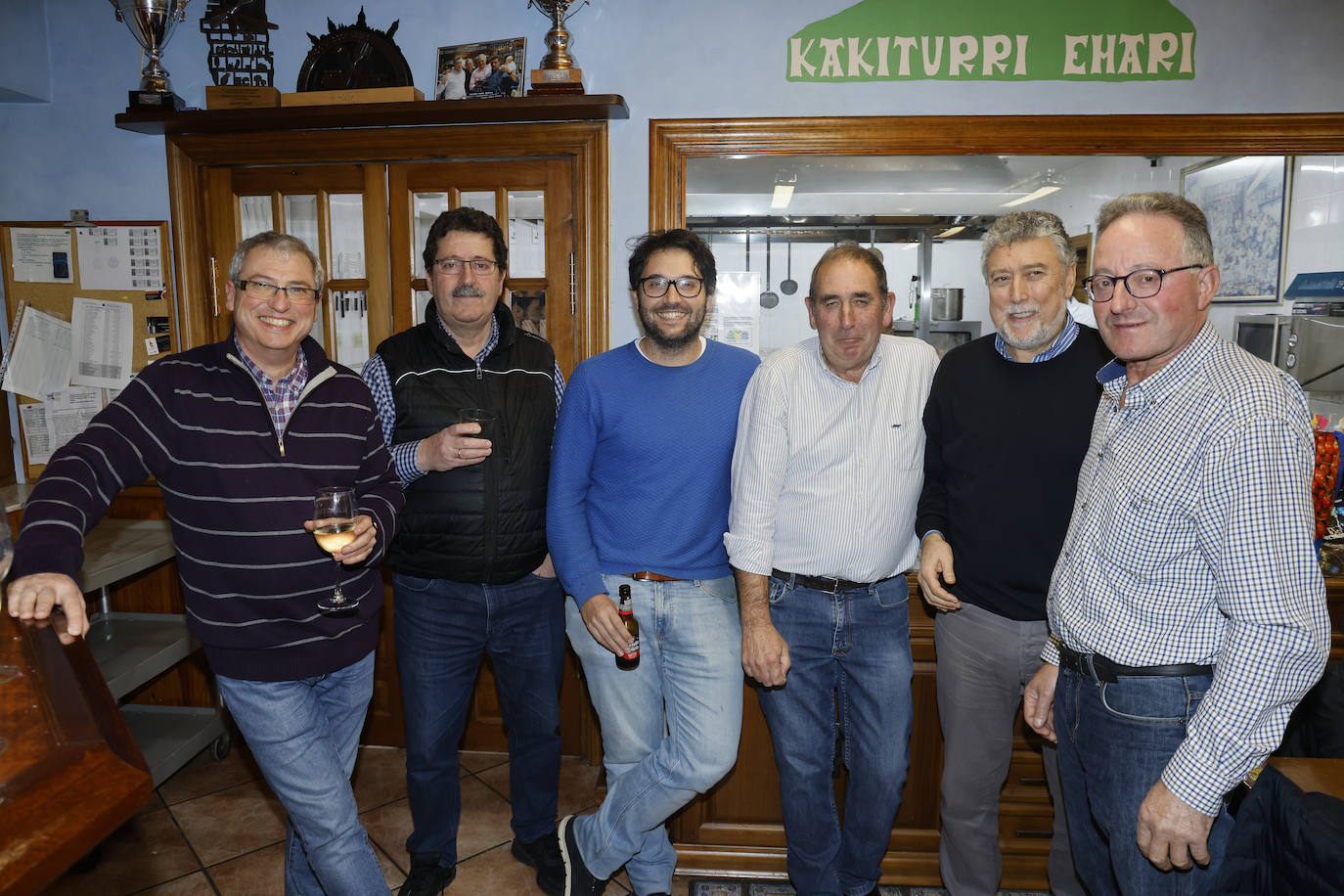 Fotos: Así fue la cena en la sociedad gastronómica Kakiturri