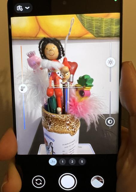 Imagen - Se puede editar la imagen antes de sacar la foto. 