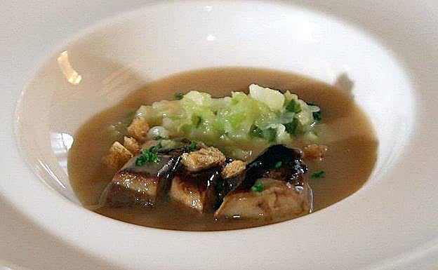 Clásico Foie con berza de Zuberoa.