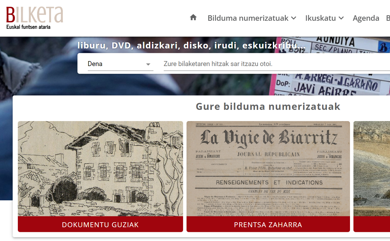 Bertan liburuak, diskoak, DVDak, aldizkariak, irudiak edota eskuizkribuak kontsulta daitezke. 