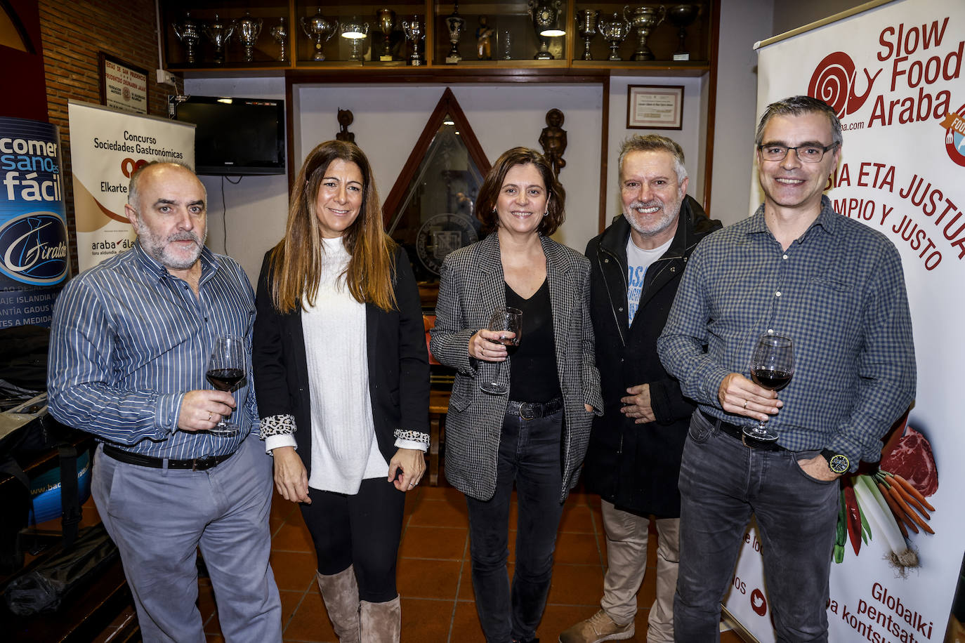 Fotos: Así fue la cena en la Sociedad Gastronómica Abendaño