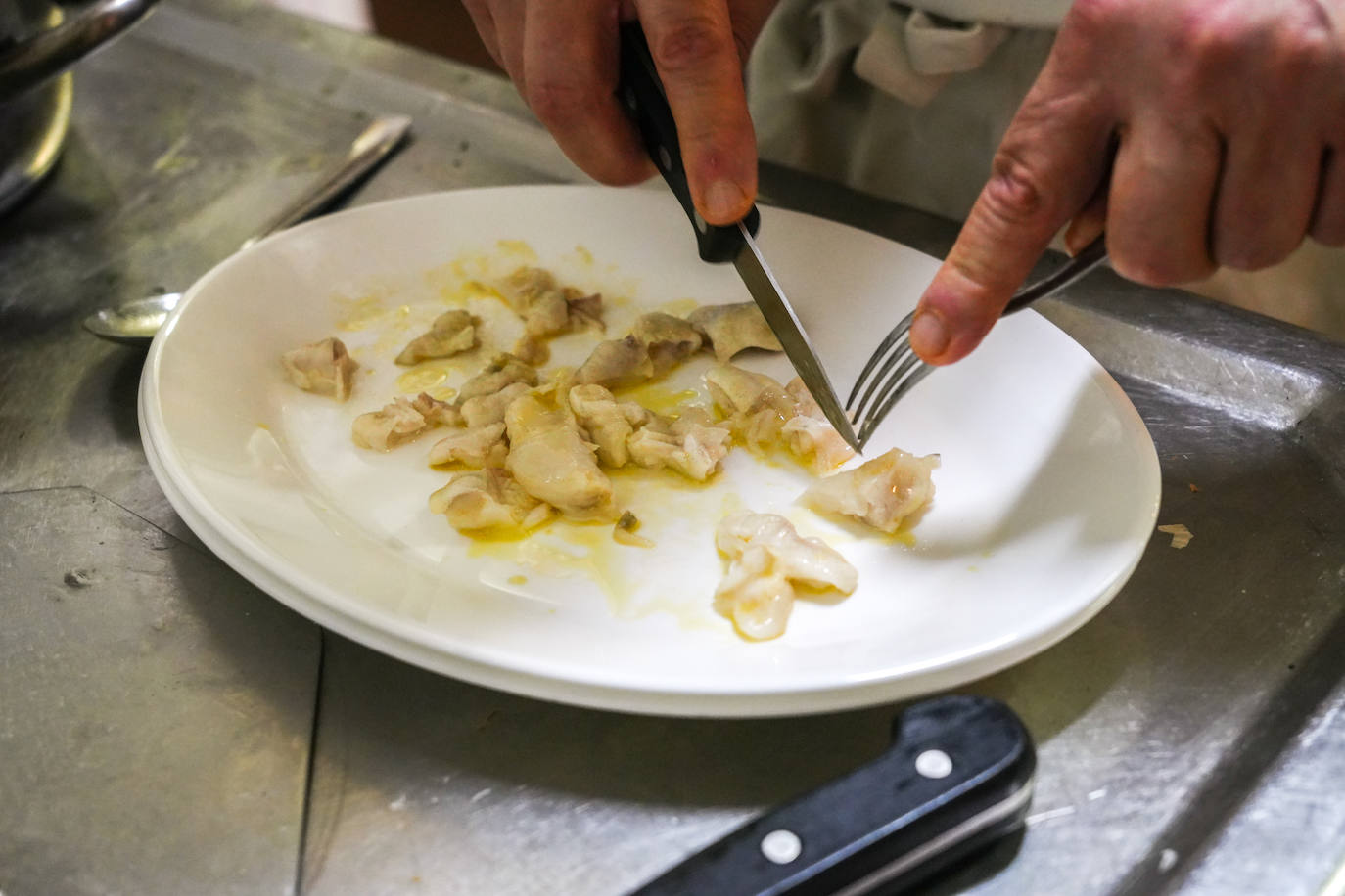 Fotos: Así fue la cena en la Sociedad Gastronómica Eskola Zaharra