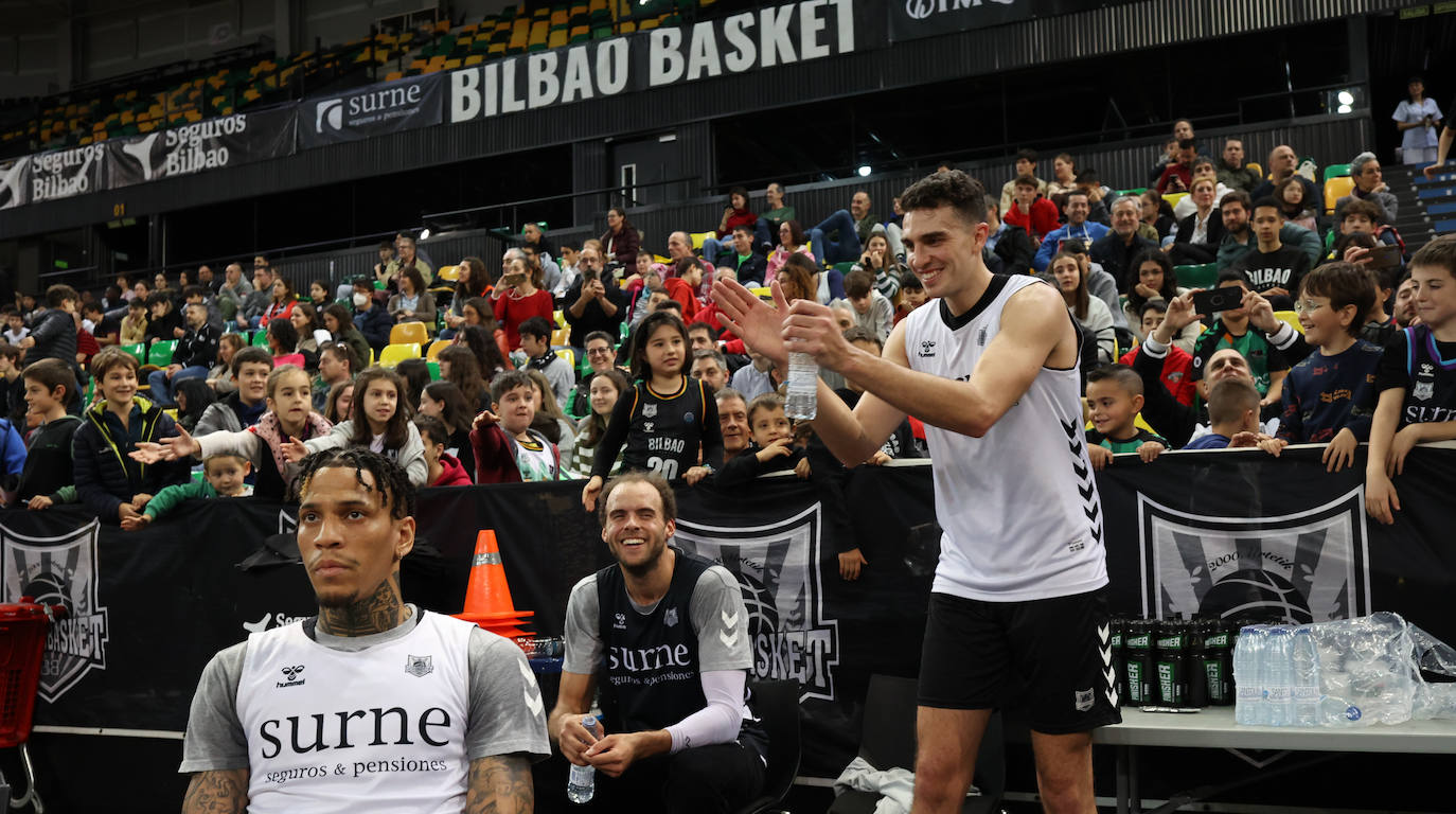 Fotos: Jornada de puertas abiertas del Bilbao Basket