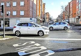 El stop de Castillo de Fontecha tiene un ángulo muerto que provoca «constantes choques».