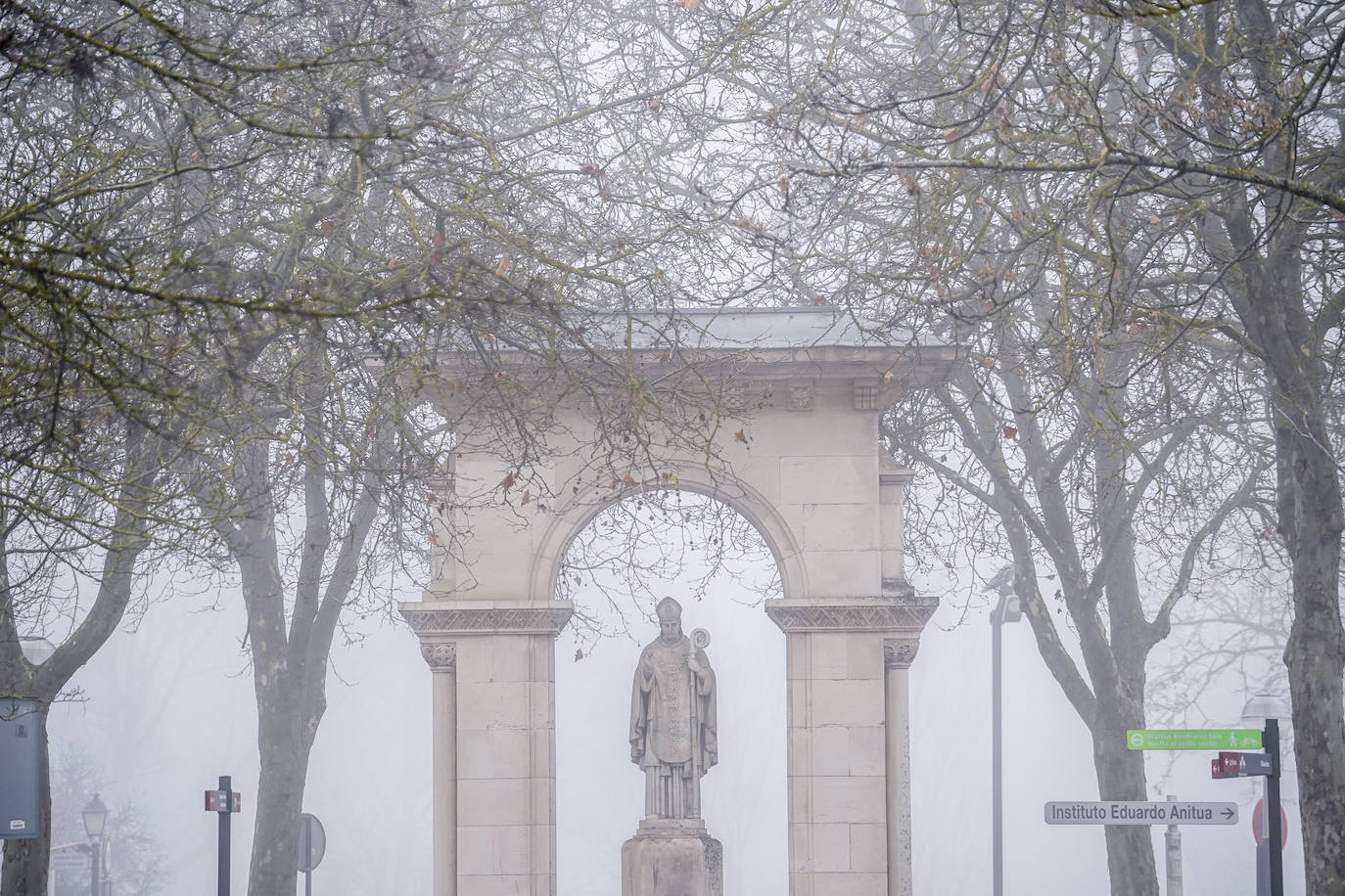 San Prudencio entre bruma y hielo.