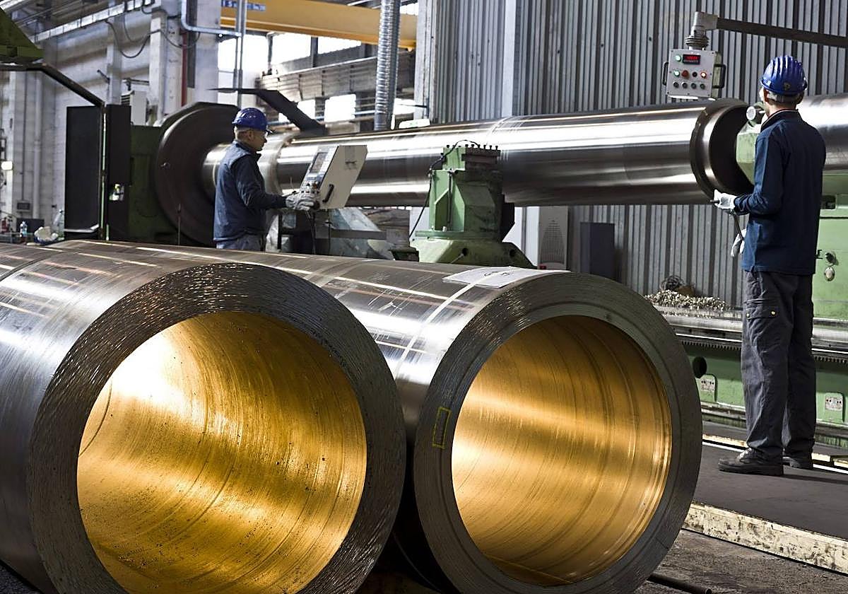 Imagen de la factoría de Tubacex en la localidad alavesa de Llodio