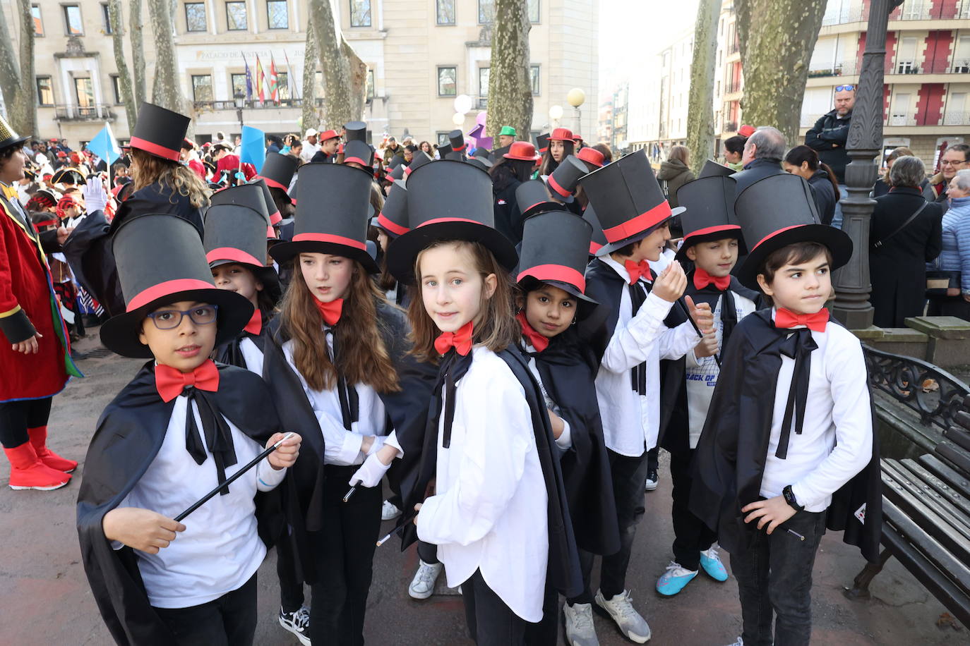 Los niños de Bilbao desfilan por Carnaval