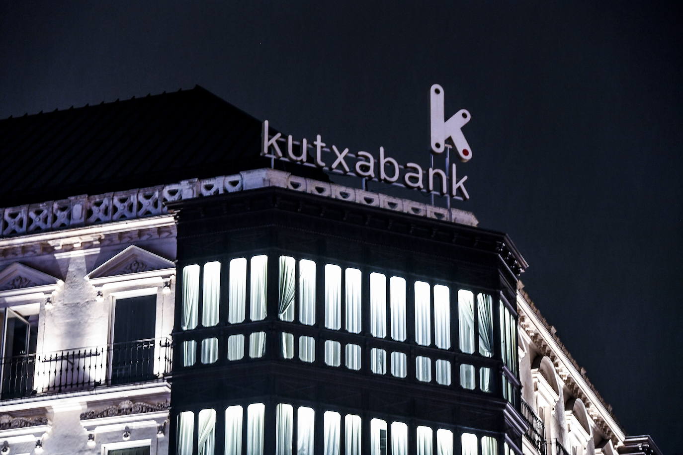Sede del banco Kutxabank en la capital vizcaína