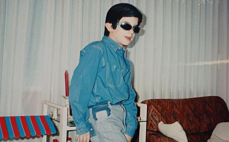 Imagen principal - Lander, en diferentes momentos de su infancia