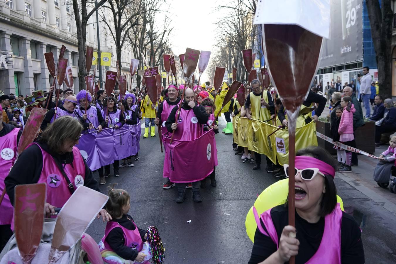 El desfile de Carnaval de Bilbao en imágenes