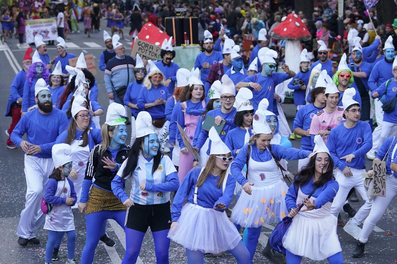 El desfile de Carnaval de Bilbao en imágenes