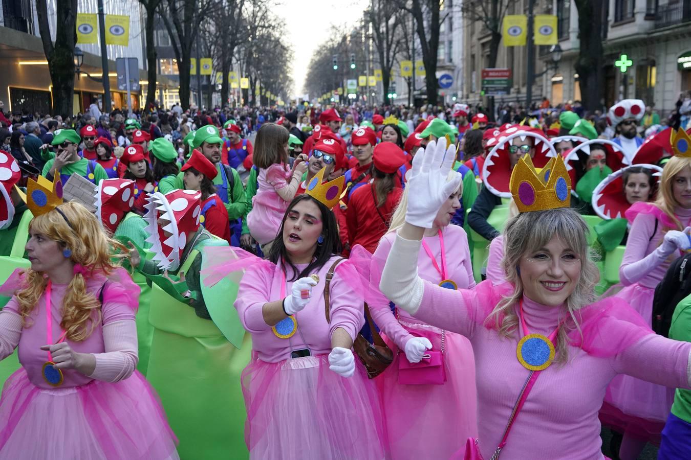 El desfile de Carnaval de Bilbao en imágenes